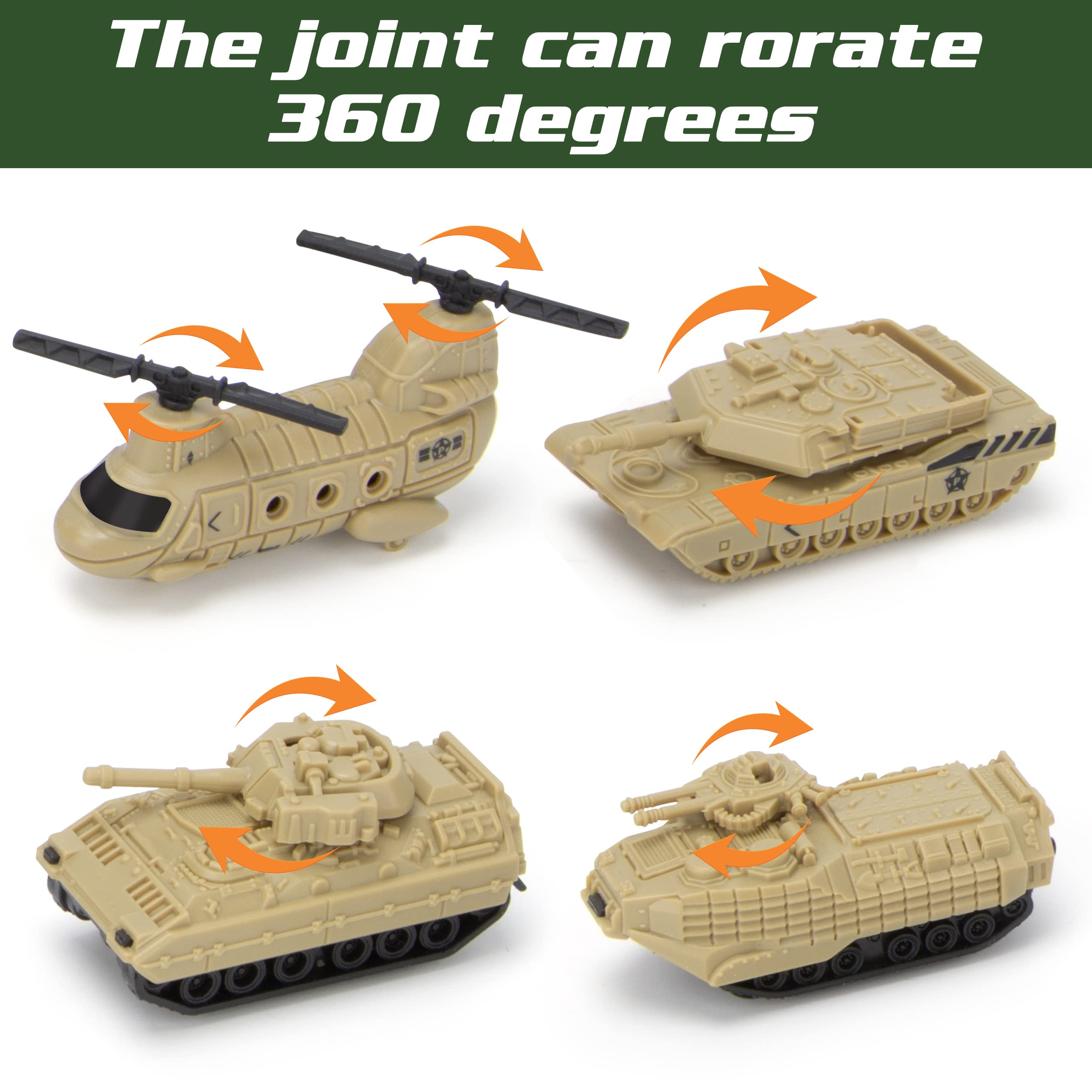 XDUOYJOY army men figures image showcasing mini figures for storytelling