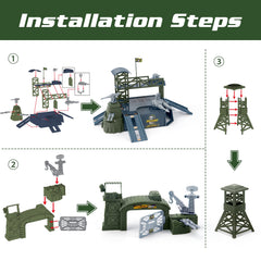 XDUOYJOY assembly accessories image featuring 34 parts for base building