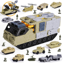 XDUOYJOY military tank toy set large tank, imaginative battles