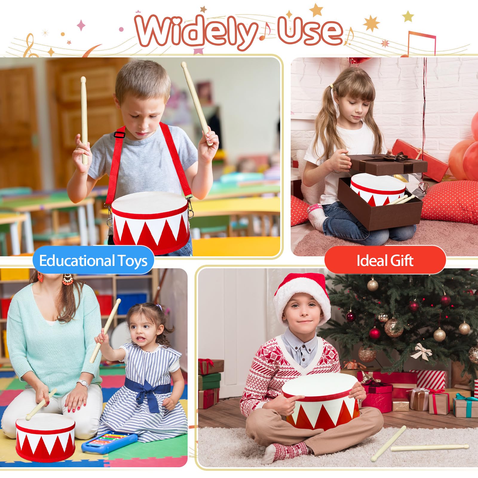 Xeehwb child plays drum in imaginative band