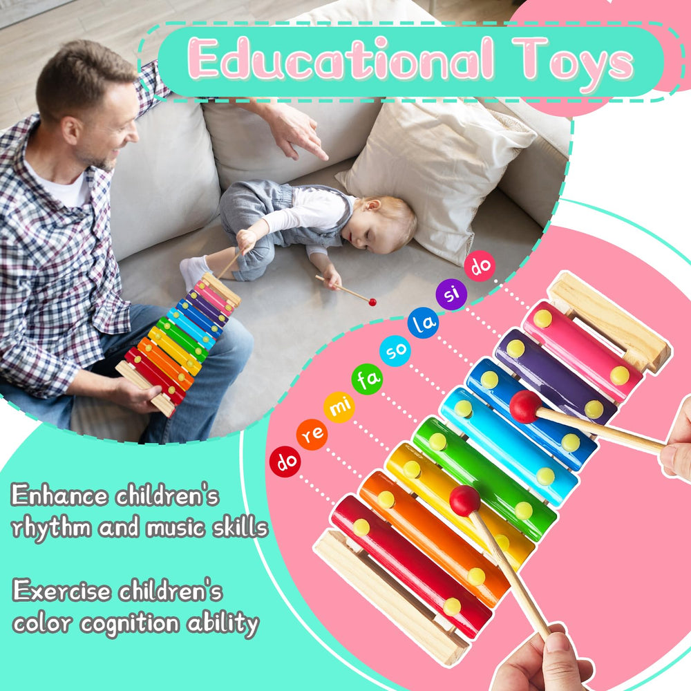 Box and complete set of Xeehwb wooden xylophones shown for gifting