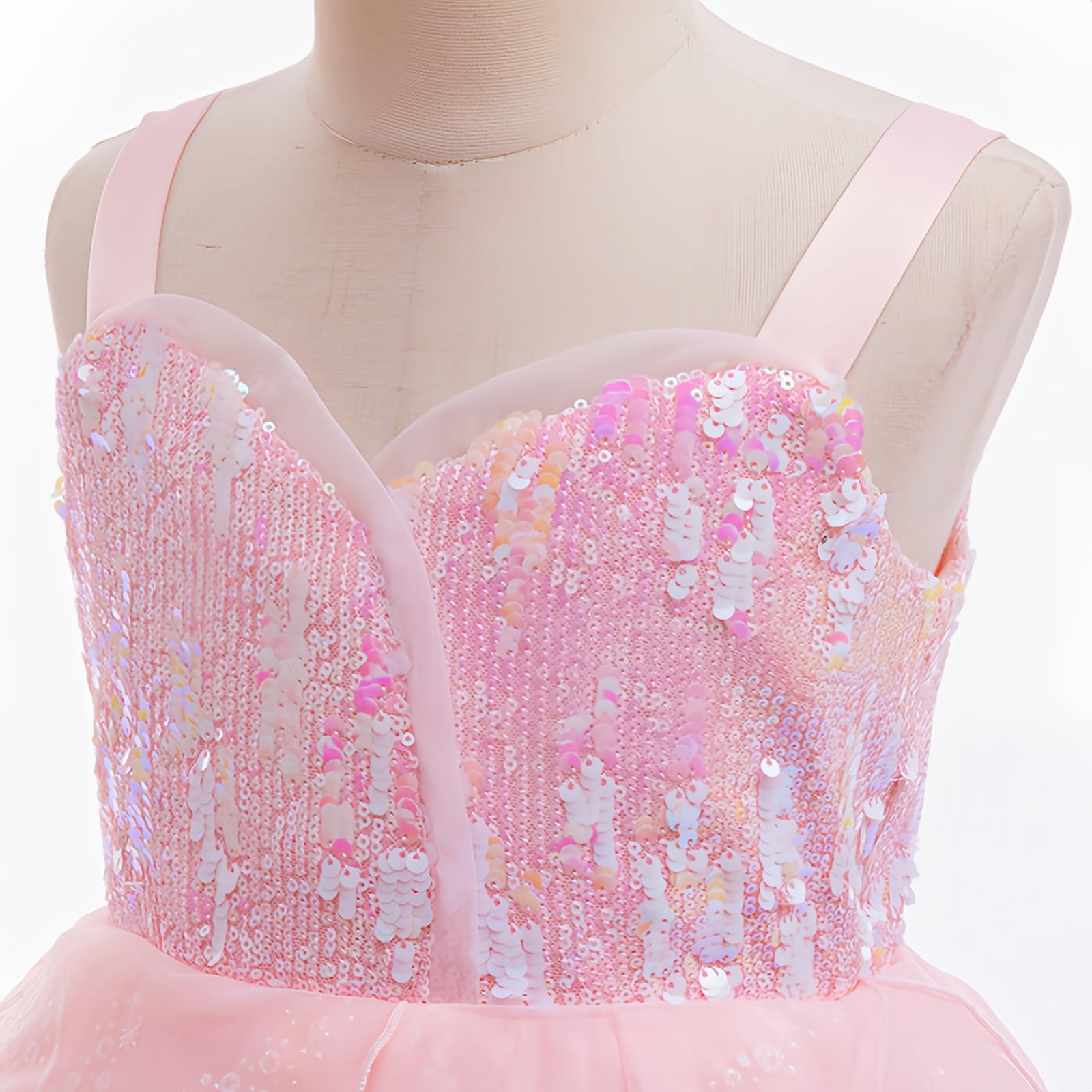 Xefenki Good Witch Glinda gloves closeup shows comfortable kid-friendly fabric.
