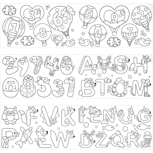 XEFINAL Drawing Roll patterns closeup reveals varied images that spark imagination.