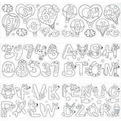 XEFINAL Drawing Roll patterns closeup reveals varied images that spark imagination.