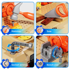 Xelabrion tools and wrenches in use support hand-eye coordination during projects.