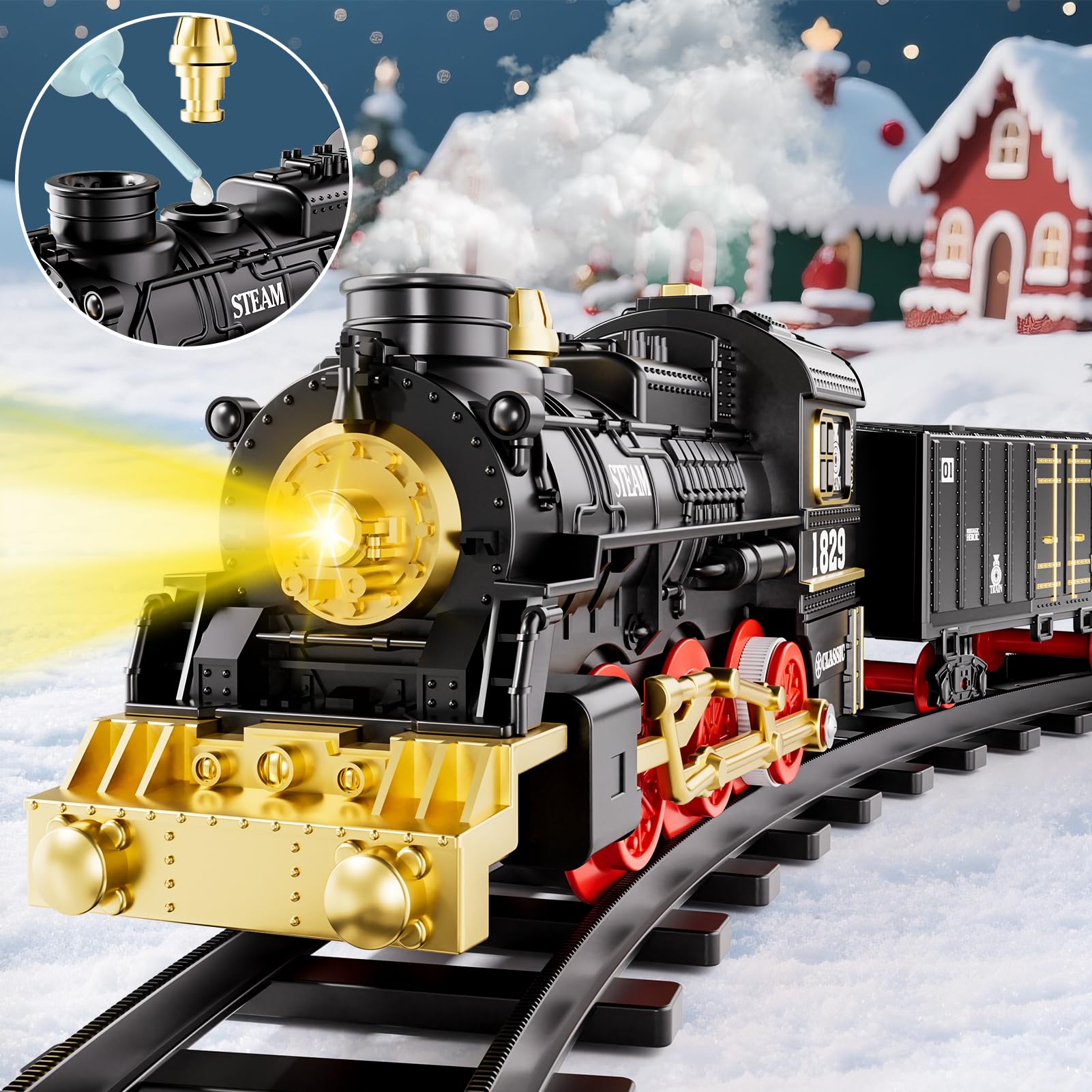 Xelabrion Train Set track assembly showcases quick setup for smooth play