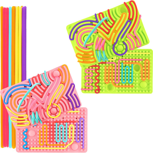 Xesakesi Christmas Stocking Stuffer two-pack fidget toys on inside view for calm play