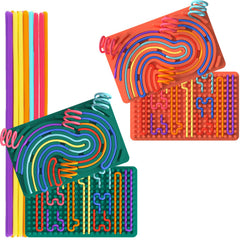 Xesakesi sensory activity board 2-pack front view promotes calm, focused play for kids.