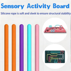 Xesakesi Sensory Board travel-friendly compact design for car and plane