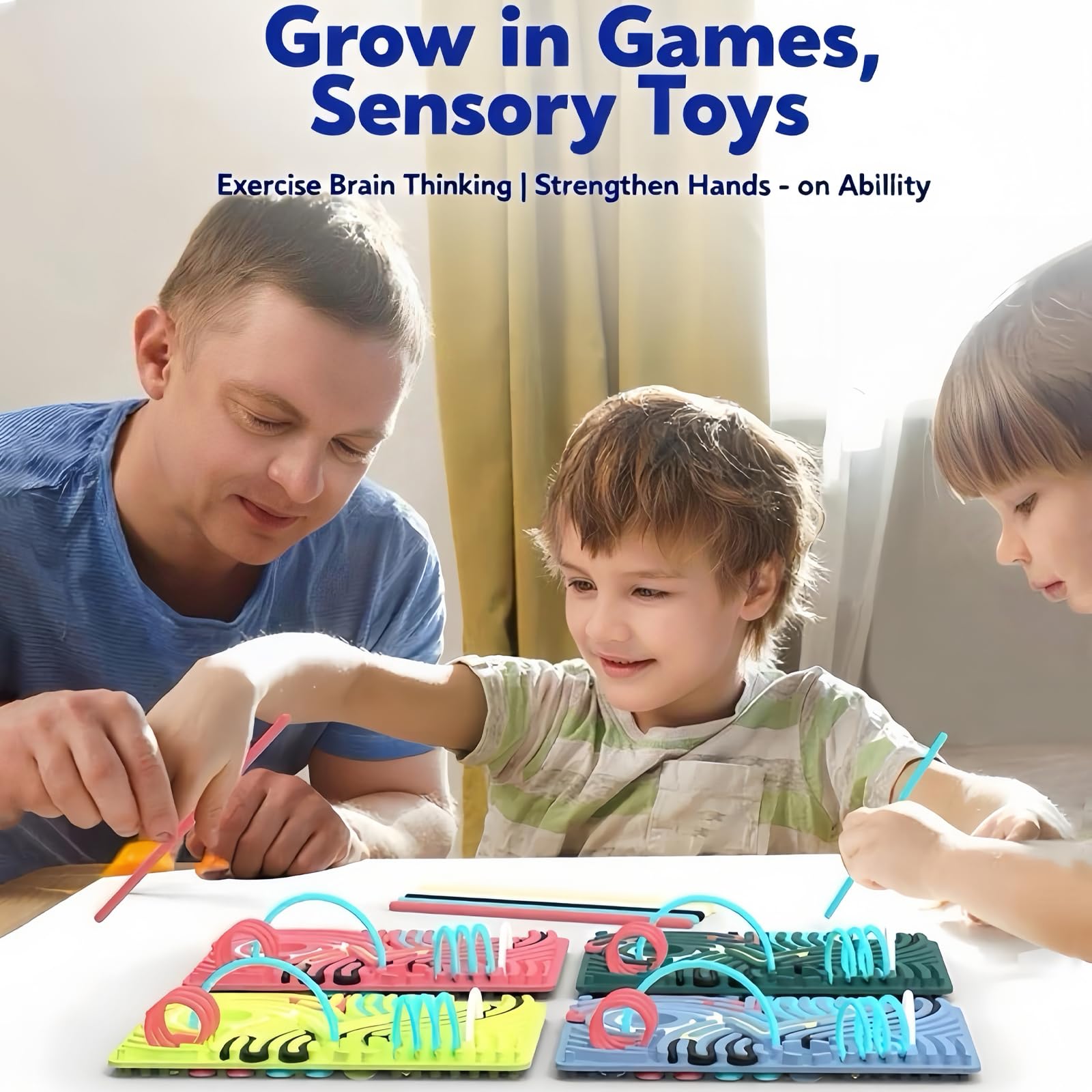 Xesakesi silicone calm-down fidget toy; travel-friendly for quiet concentration