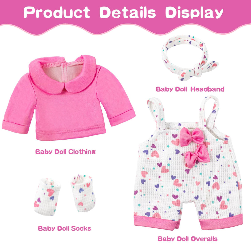 XFEYUE ready-to-gift 12-inch doll makes a charming holiday present