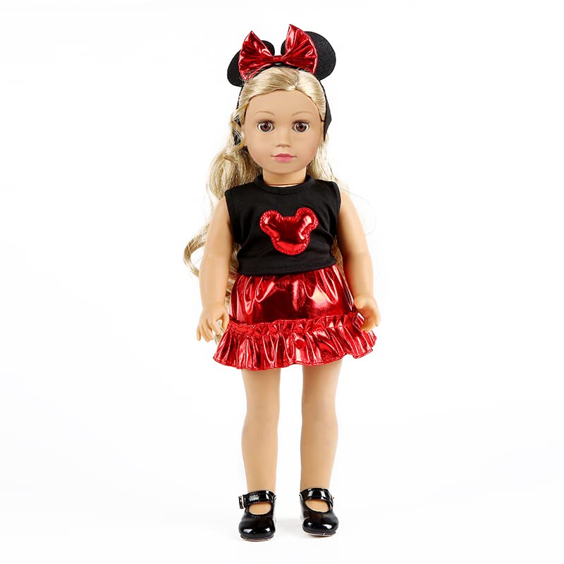 XFEYUE 18inch doll skirts collection offers soft fabrics and playful styles for easy dressing