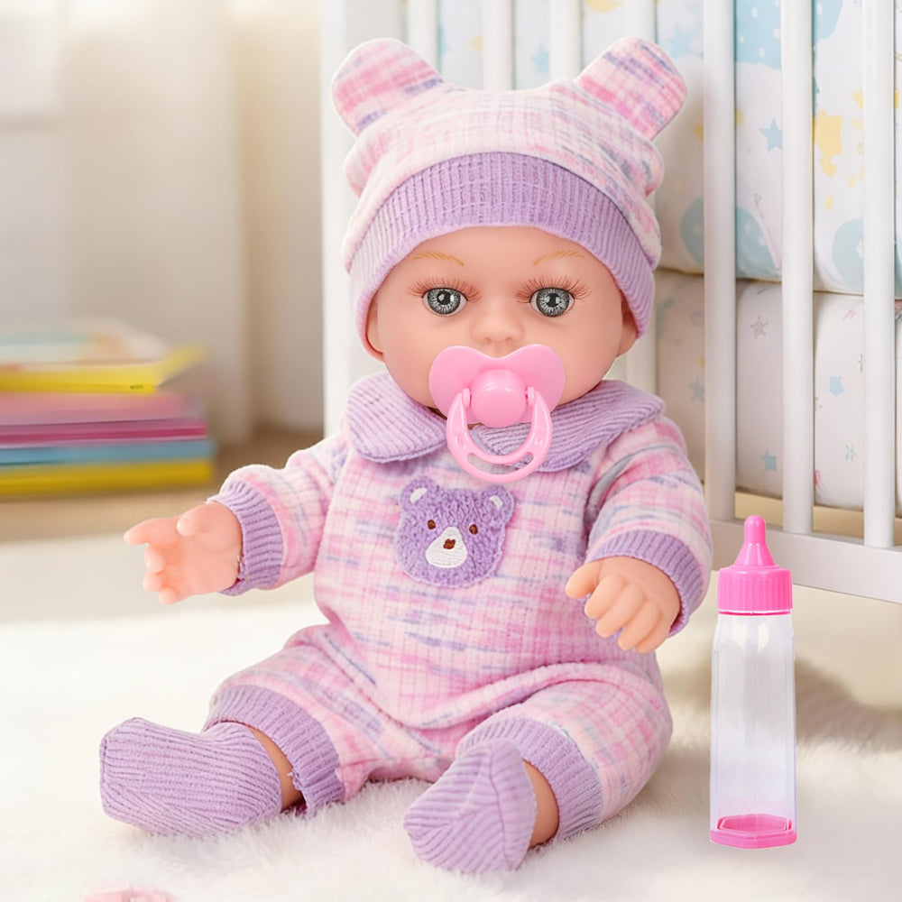 XFEYUE doll face features bright eyes and cute lashes.