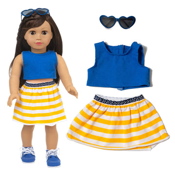 XFEYUE plastic flowers add charming doll accessory details.
