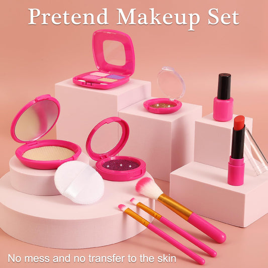 XFFFun kid-size eyeshadow palette, colorful safe makeup for imaginative play.