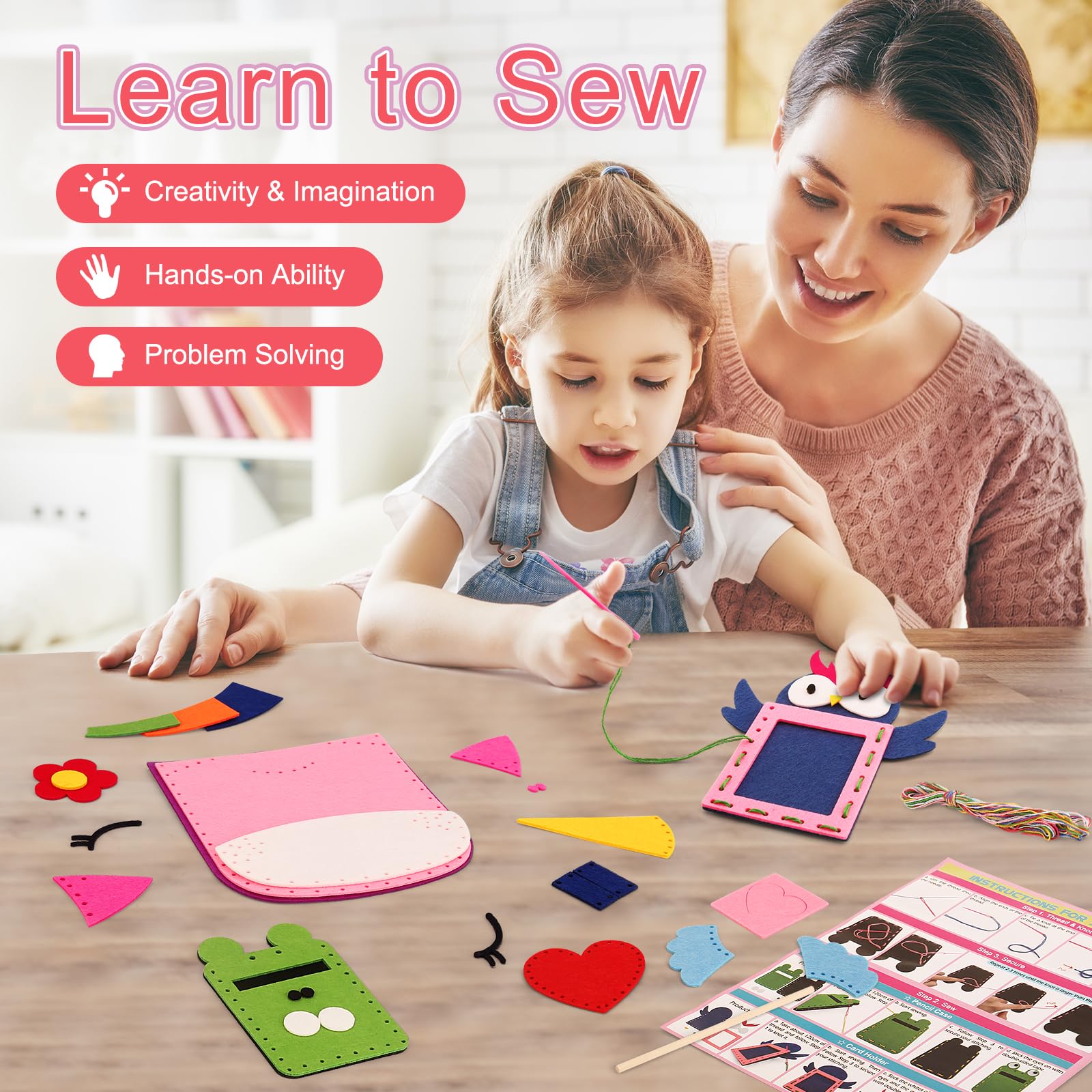 xffFun pencil case: durable, colorful fabric to tidy supplies.