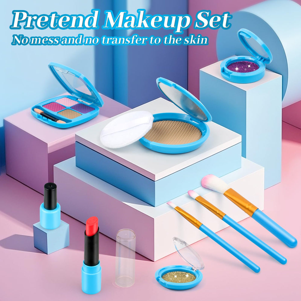 xffFun toddler makeup kit lipstick: safe, color-rich pretend lip looks.
