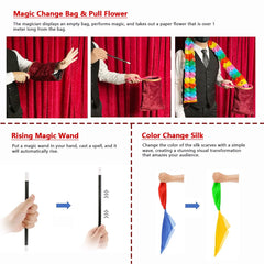 Xfunjoin Pull Flower prop for quick, colorful magic reveals.