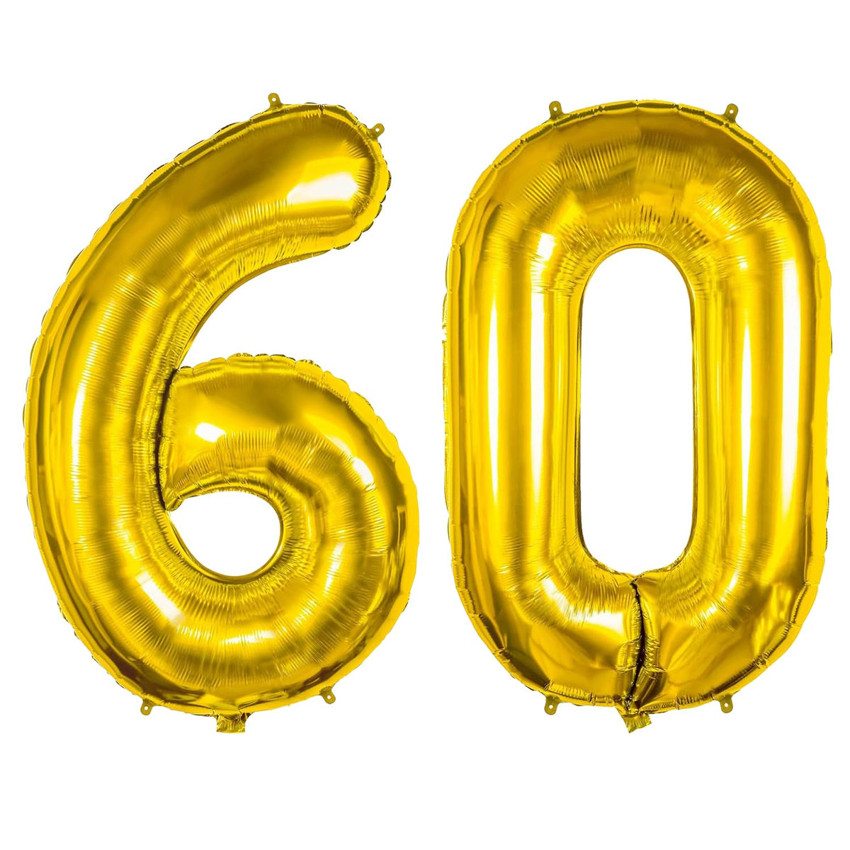 xiangsushijie 60 gold foil balloon 40-inch display ideal for milestone celebrations