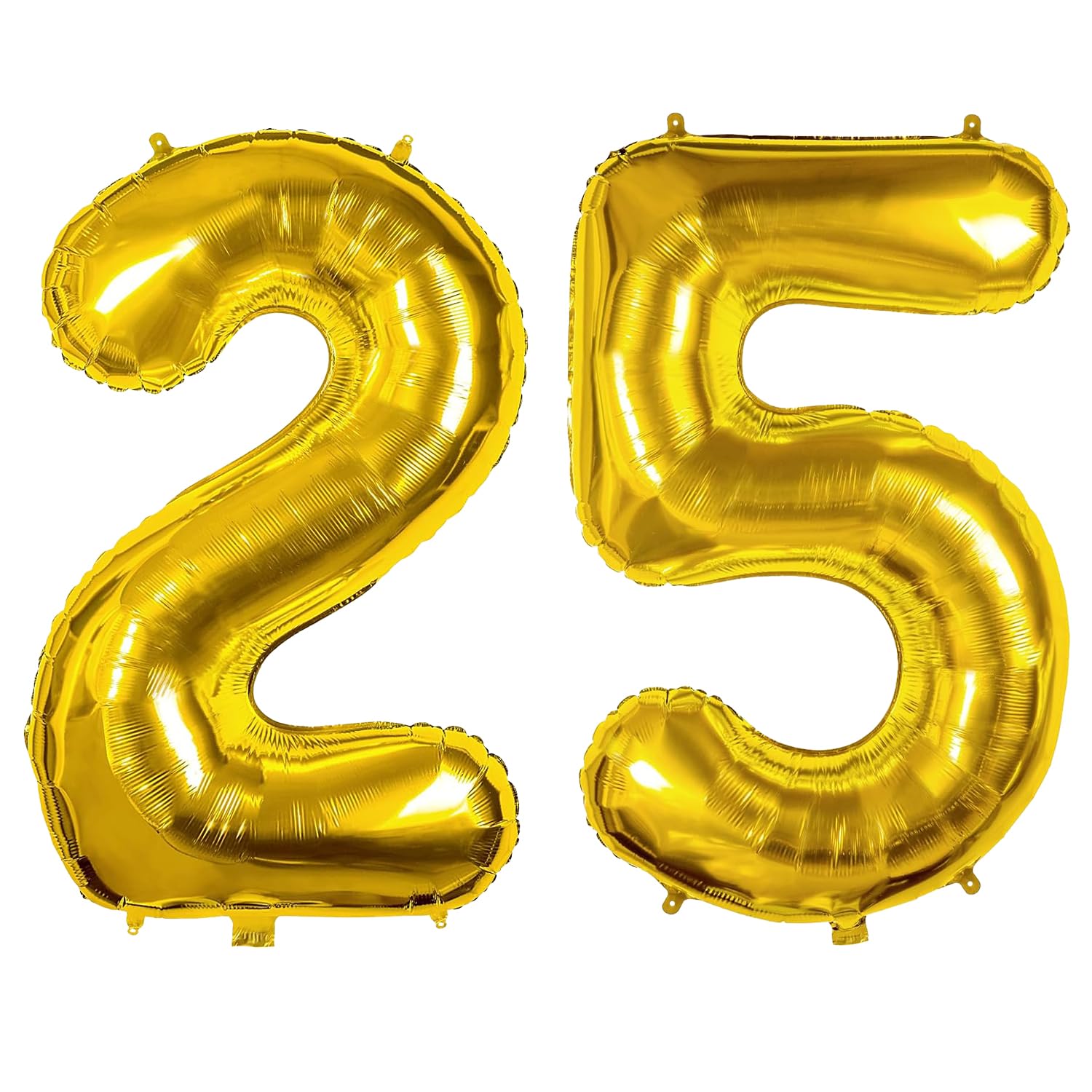 xiangsushijie gold number balloon setup for indoor or outdoor celebrations.