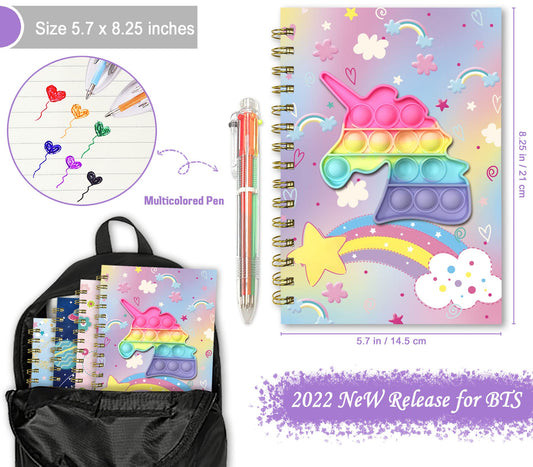 Xiaomianyang Pop Notebook kids open-flat spine facilitates comfortable writing.