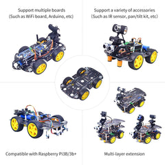 XiaoR Geek 4WD motor assembly demonstrating modular drivetrain