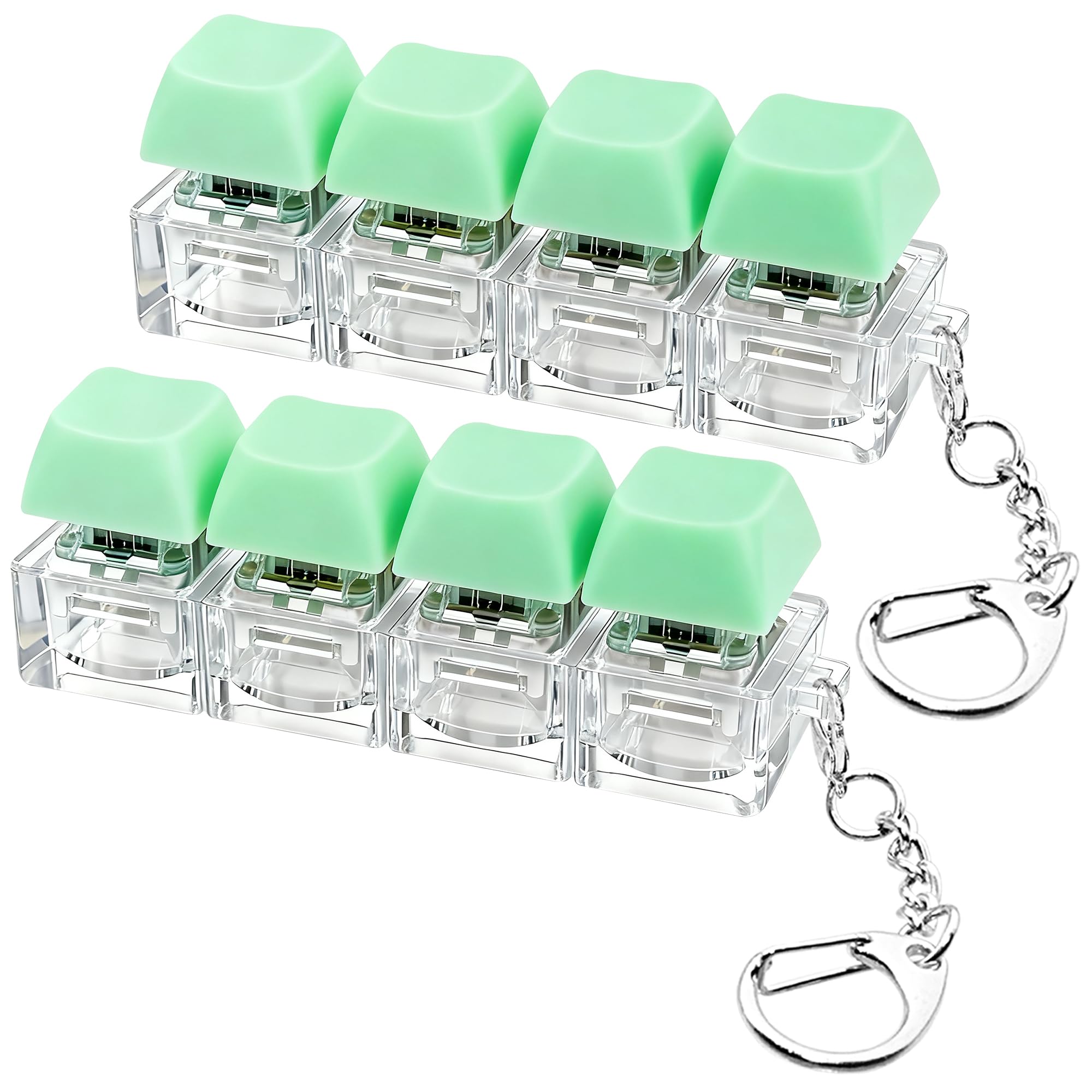 XiawaLangzhuo two pack keyboard fidget toy with crisp click for desk stress relief
