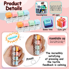 XiawaLangzhuo pink fidget toy on desk promotes calm focus