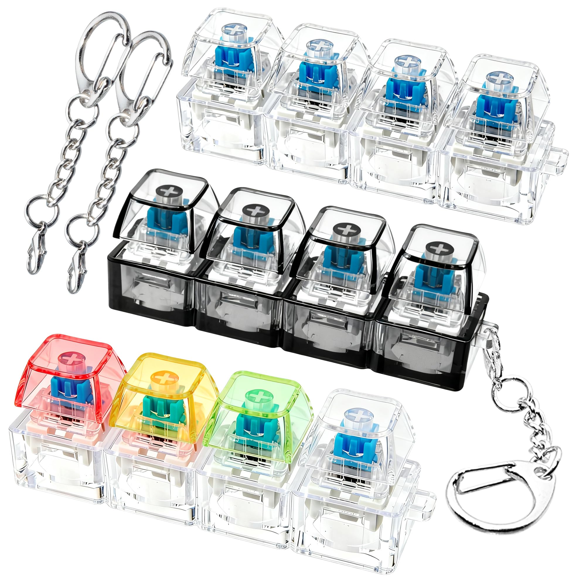 XiawaLangzhuo 3-pack keyboard fidget toy on display for stress relief and focus