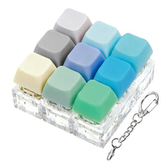 XiawaLangzhuo 9-in-1 blue-button keyboard fidget for focused work.