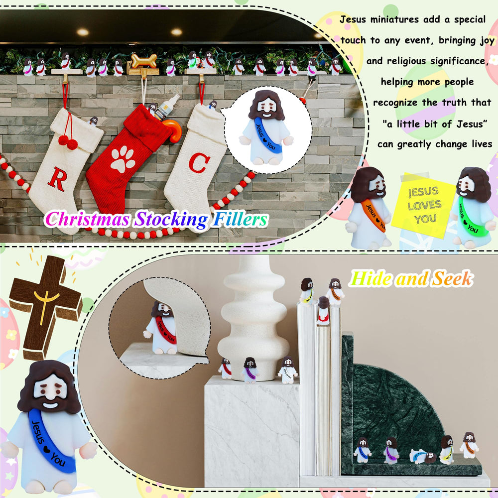 XiawaLangzhuo Jesus loves you figure with vibrant colors