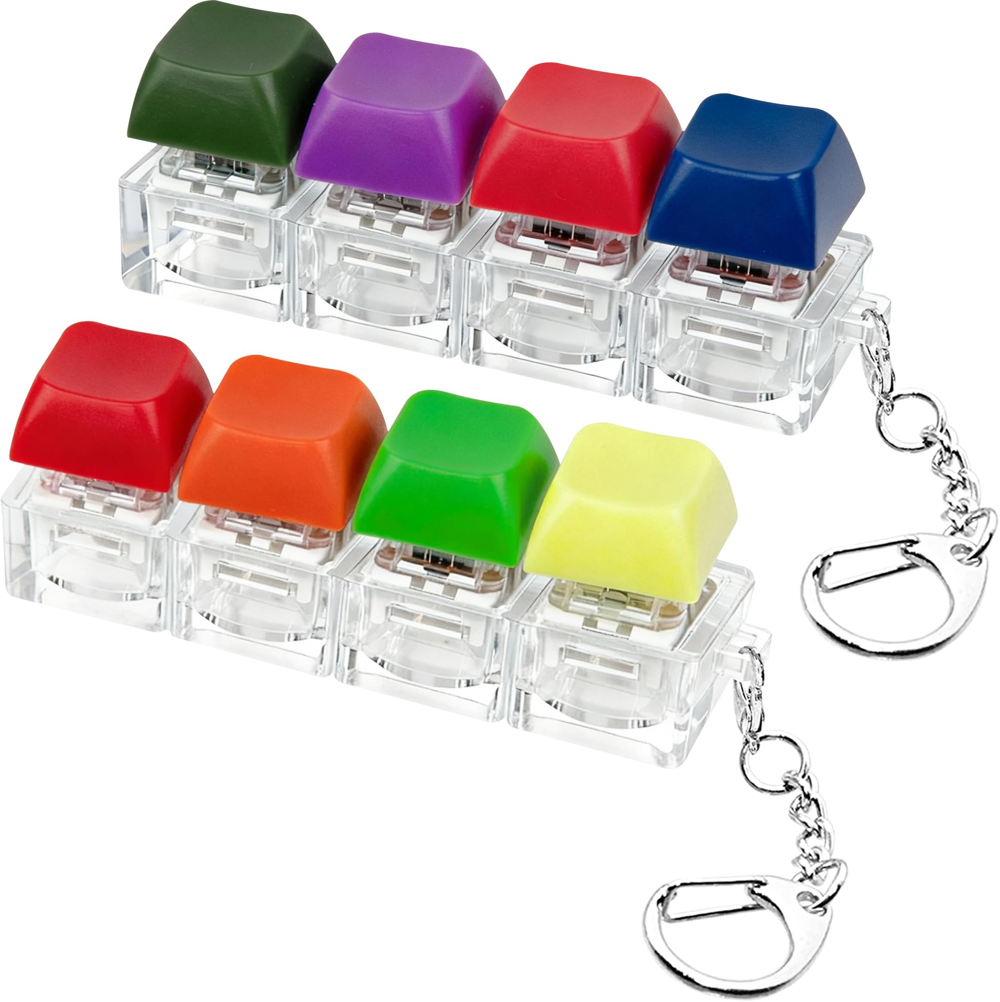 XiawaLangzhuo 2-pack keyboard fidget toys on desk for focused work.