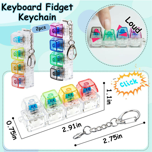XiawaLangzhuo keyboard fidget clicker detail with crisp tactile feedback