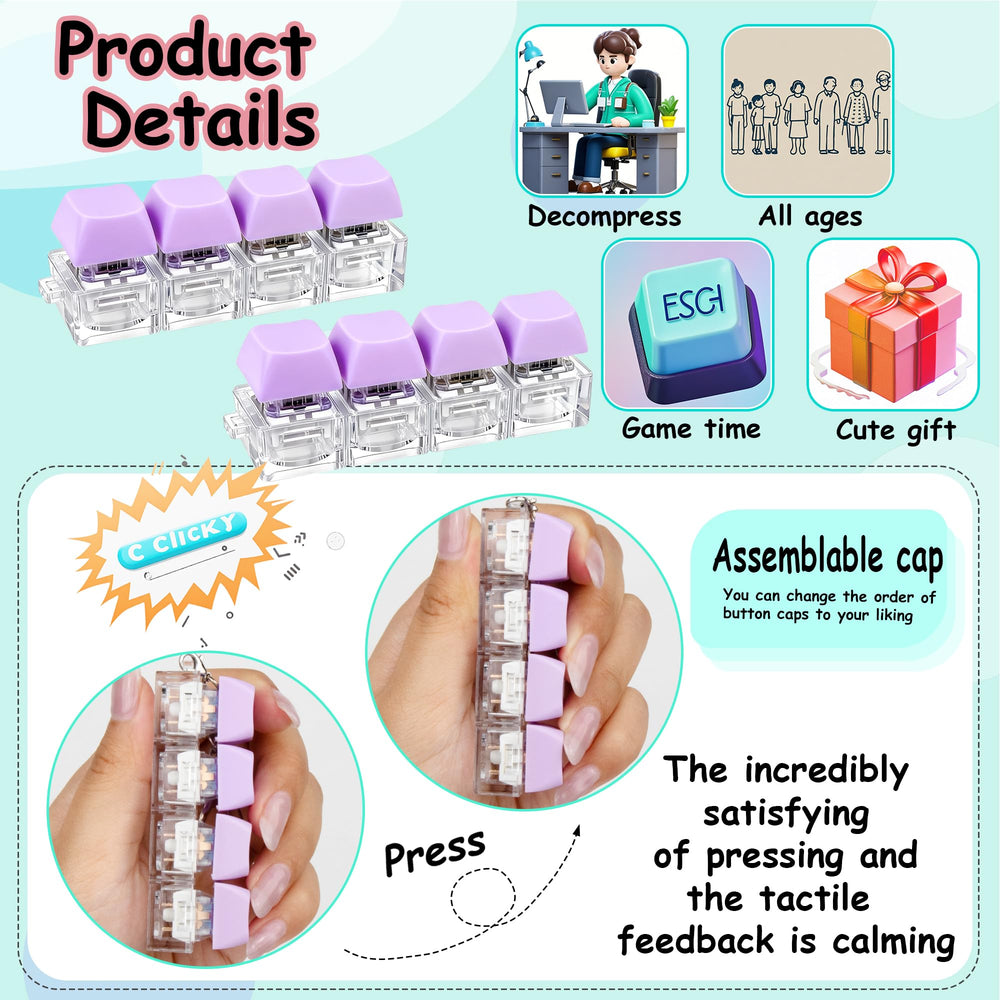 XiawaLangzhuo 2-pack fidget, compact and lightweight for everyday use.