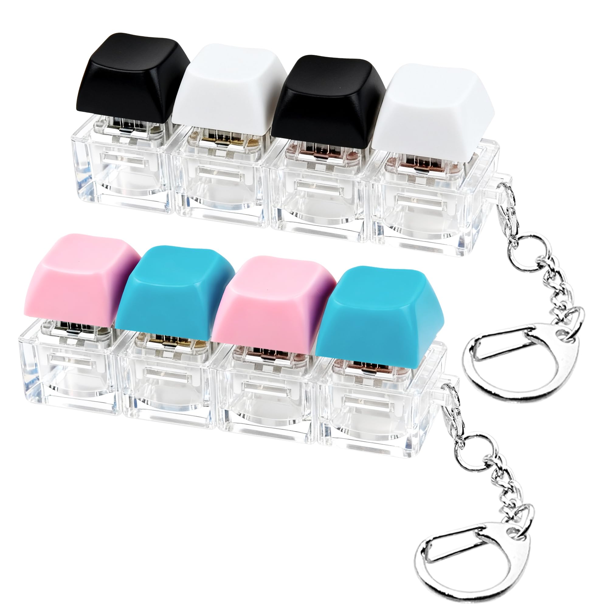 XiawaLangzhuo keyboard fidget toy in black with crisp tactile click for focus