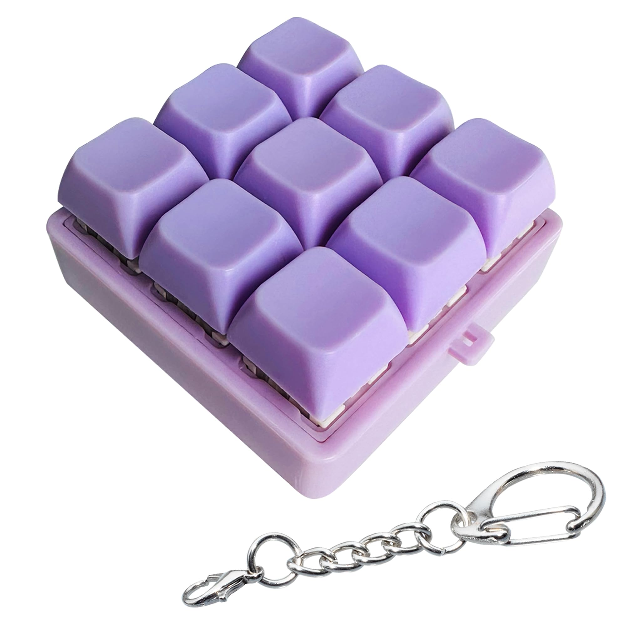 XiawaLangzhuo keyboard fidget toy front view enhances focus and calm.