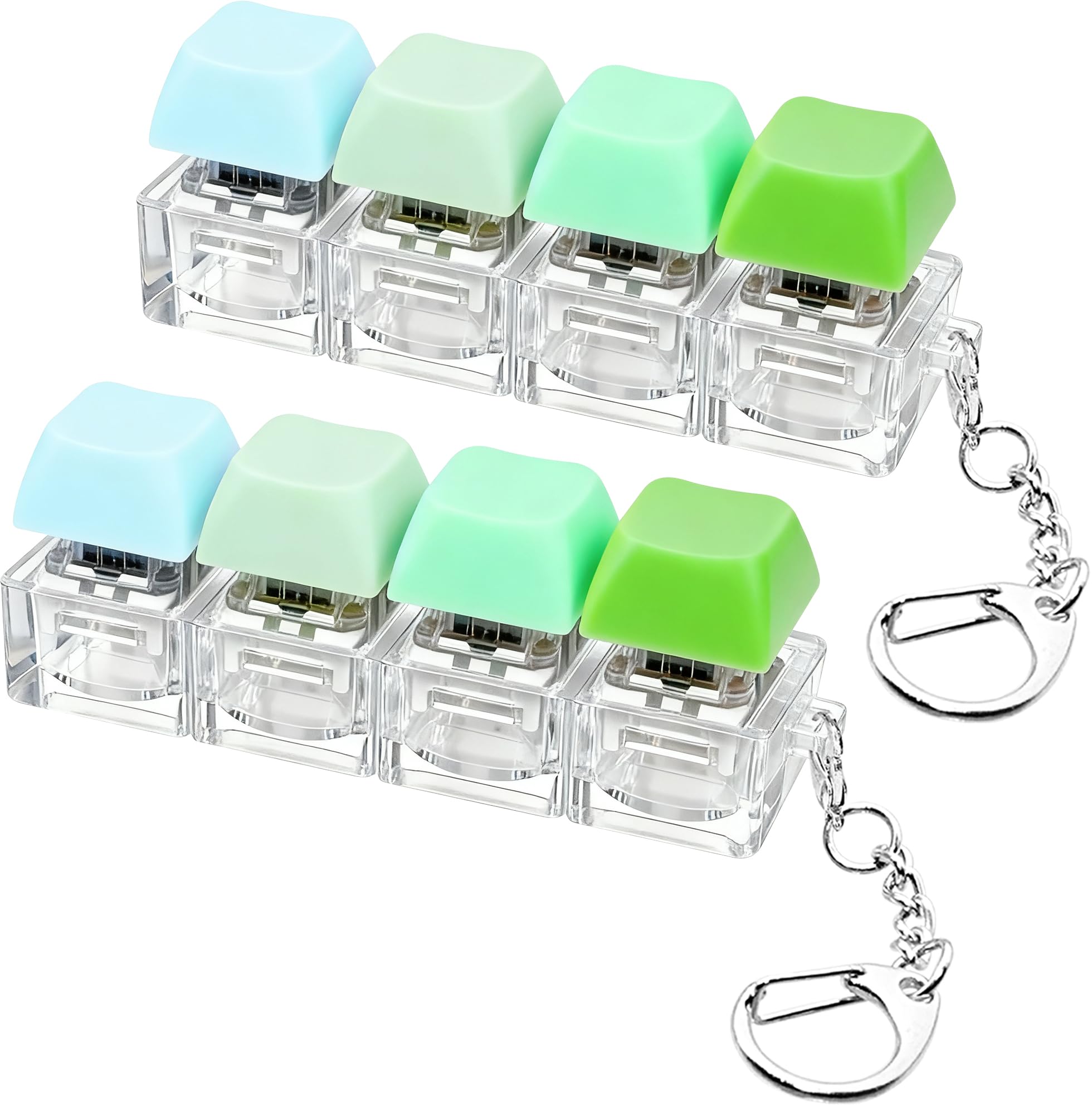 XiawaLangzhuo keyboard fidget toy green 2pcs for stress relief and focus