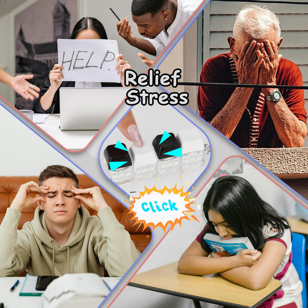 XiawaLangzhuo clicker fidget offers quiet sound and focus aid