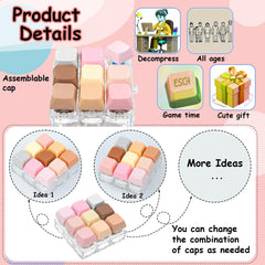 XiawaLangzhuo Morandi color keychain attachment for portable stress relief
