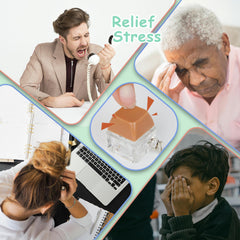 XiawaLangzhuo Morandi fidget with keychain for easy carry and access