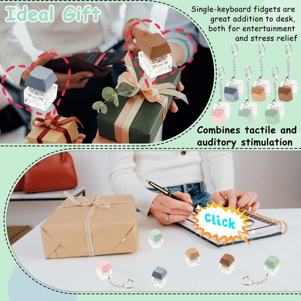 XiawaLangzhuo Morandi fidget with removable cap for DIY customization