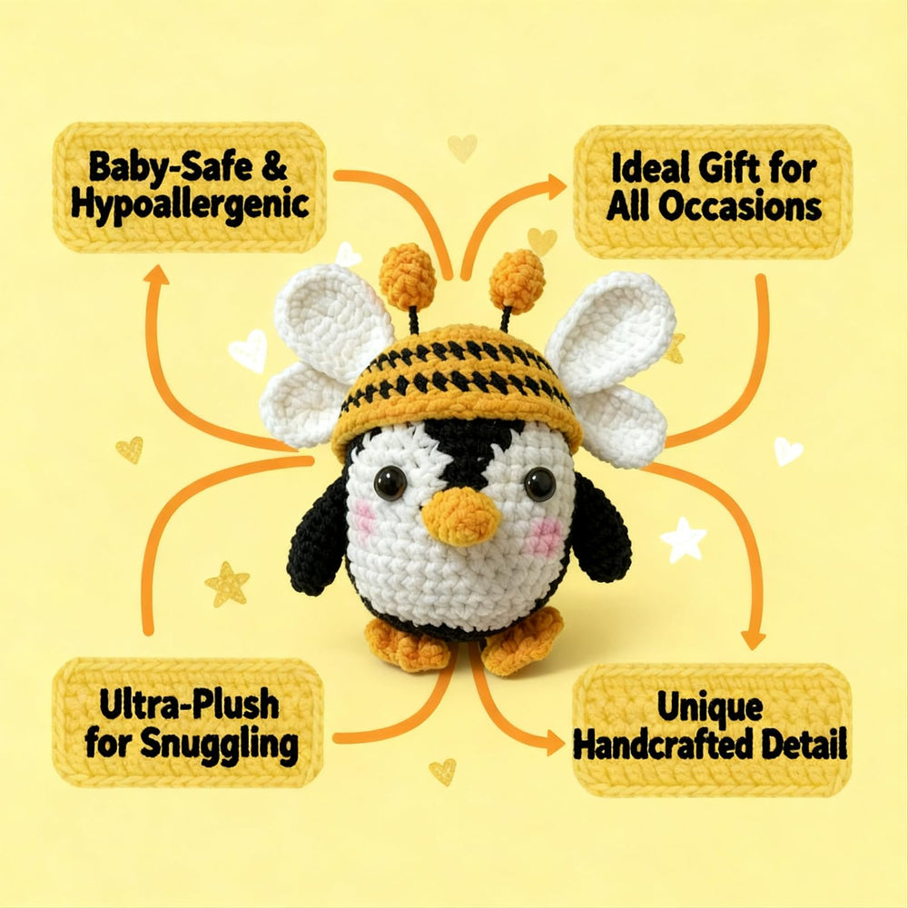 XIBIGEYE penguin with To My Love card ideal gift moment