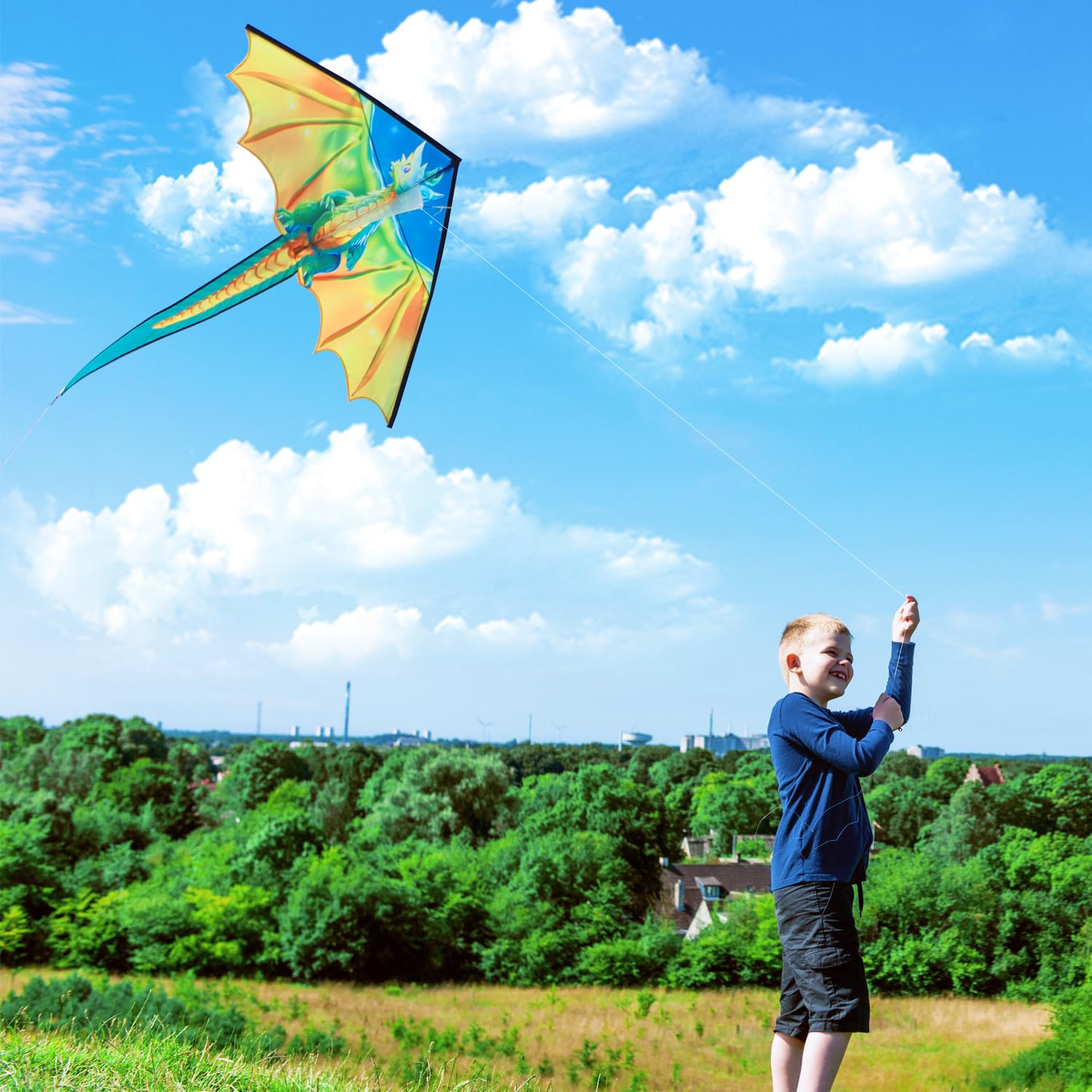 Xida Dragon Kite is portable and lightweight for travel