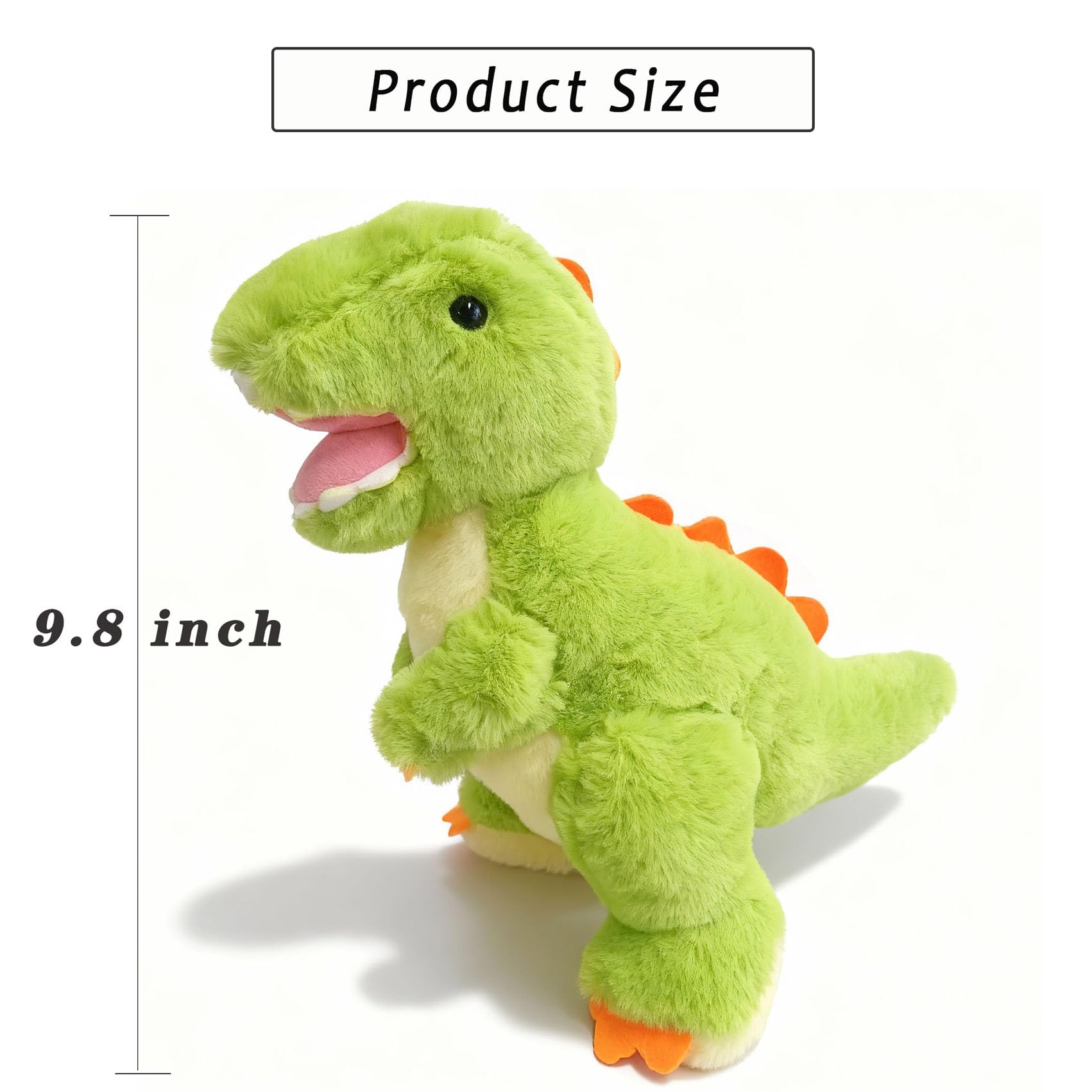 XieKules dinosaur plush vacuum pack image demonstrates easy storage and revival