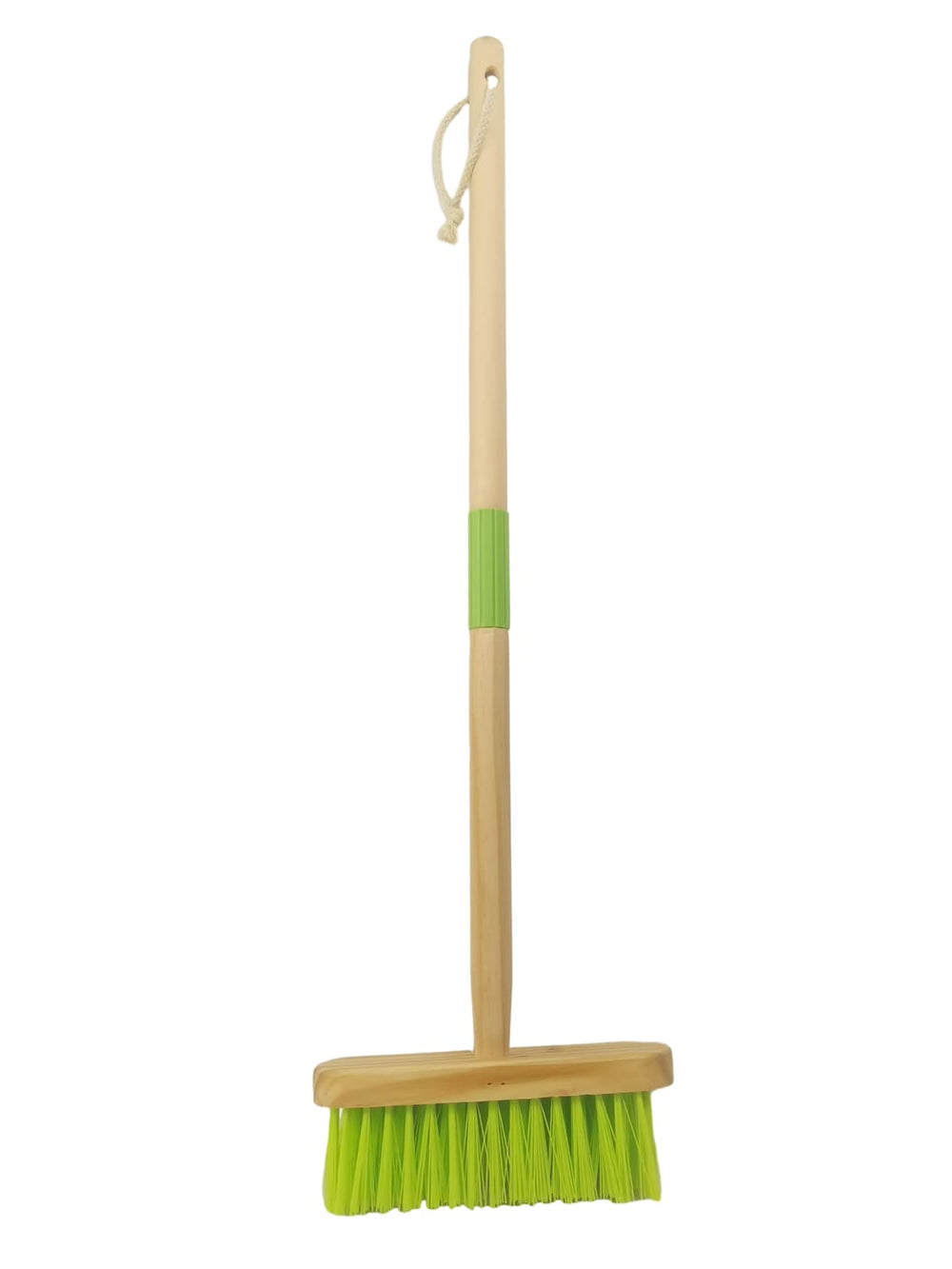 Xifando Kids Broom with wooden handle, assembled for easy cleaning by small hands