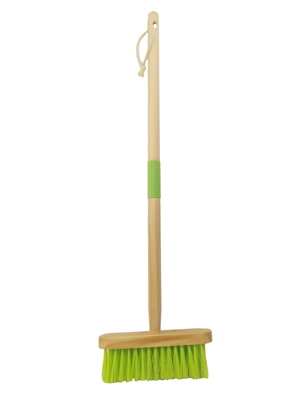Xifando Kids Broom with wooden handle, assembled for easy cleaning by small hands