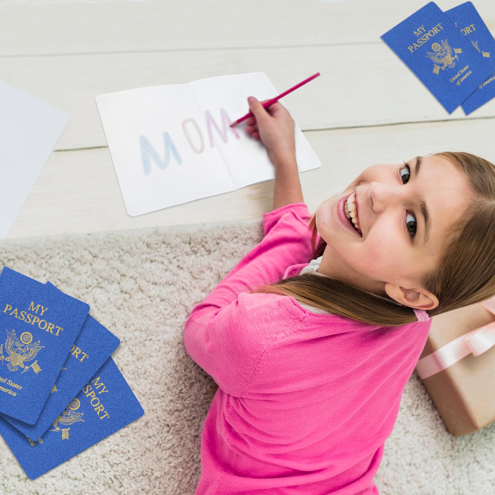 XIISVINT imaginative play travel notebook encourages storytelling and creativity.