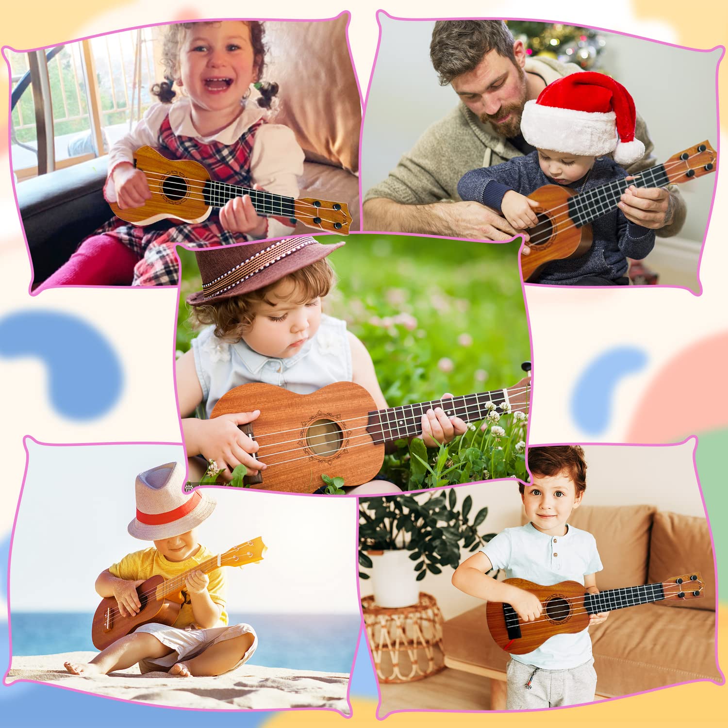 Xilanhhaa Kids Ukulele classroom activity setup for group play
