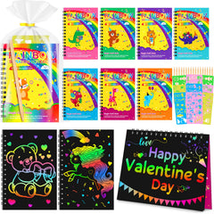 Ximoeo scratch art notebook for kids with 24 notepads for creative play