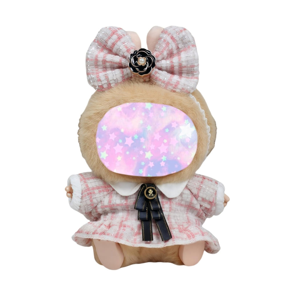 Xinbalove 17cm doll dress set in pink for stylish play and display.
